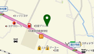 三菱ふそうトラック・バス株式会社 近畿ふそう姫路支店の地図画像