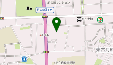 三菱ふそうトラック・バス株式会社 南関東ふそう足立サービスセンターの地図画像