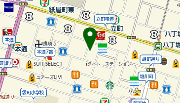 beauty:beast(ビューティービースト) 立町店の地図画像