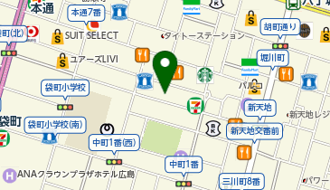 ba-boo by beauty:beast Academy(バブーバイビューティービーストアカデミー) 広島店の地図画像