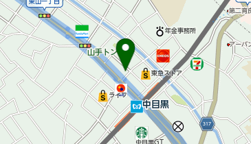 beauty:beast(ビューティービースト) 中目黒店の地図画像