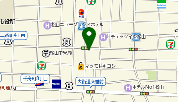 おでん屋たけし 松山大街道店の地図画像