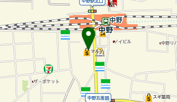 麻布あさひ 中野マルイ店の地図画像