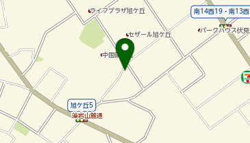 英語学校イングリッシュスプラッシュ 旭ヶ丘校の地図画像