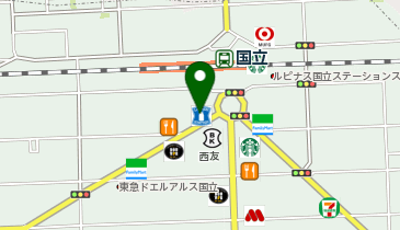 松本平太郎美容室 国立店の地図画像