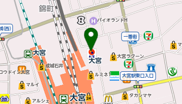 松本平太郎美容室 大宮店の地図画像