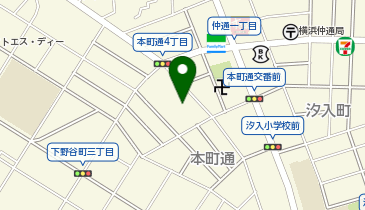 横浜市潮田地域ケアプラザの地図画像