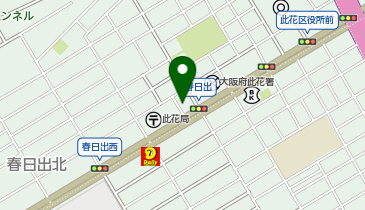 小林整骨院 此花院の地図画像