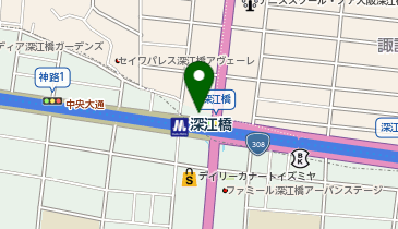 小林整骨院 深江橋院の地図画像