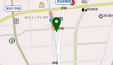 横浜市新羽地域ケアプラザの地図画像