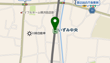 泉区福祉保健活動拠点 泉ふれあいホームの地図画像