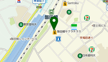 飯田橋グラン・ブルームの地図画像