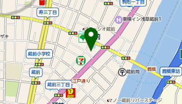 くらまえ鍼灸整骨院の地図画像