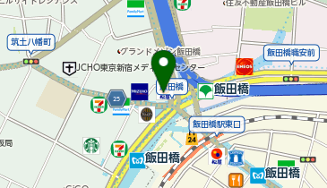 飯田橋駅前鍼灸整骨院の地図画像