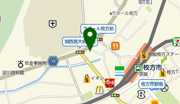 小顔整体研究所KSラボ 大阪枚方店の地図画像