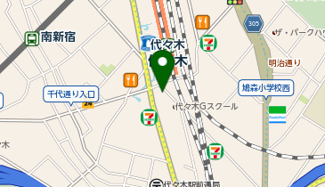 腕利きのほぐし 代々木駅前店の地図画像