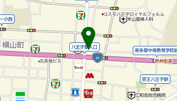 腕利きのほぐし 八王子店の地図画像