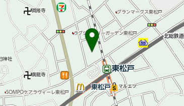 岩盤ホットヨガスタジオAMI-IDA(アミーダ) 東松戸店の地図画像