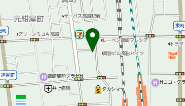 amie(アミ) 高崎店の地図画像