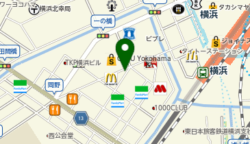 Emerge(エマージュ) 横浜駅横浜西口店の地図画像