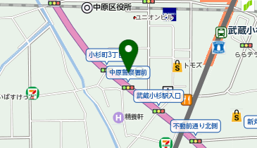 Emerge(エマージュ) 武蔵小杉駅店の地図画像