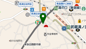 ARPEGE(アルページュ) 溝の口店の地図画像