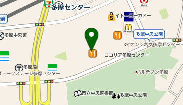 鳥ぷろ ココリア多摩センター店の地図画像