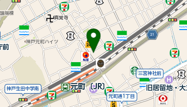 神戸はりのわ鍼灸院の地図画像