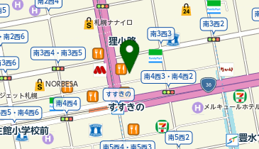amie by afloat(エイミーバイアフロート) 札幌店の地図画像
