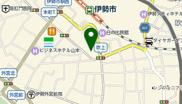 癒しーぷ 伊勢市駅前店の地図画像