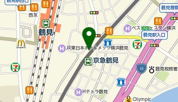 ヘアカラー専門店CASA COLOR(カーサカラー) ウイングキッチン京急鶴見店の地図画像