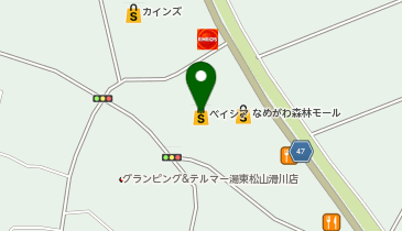 ヘアカラー専門店CASA COLOR(カーサカラー) ベイシアなめがわモール店の地図画像