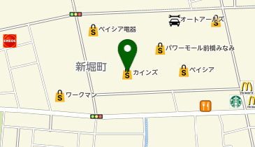ヘアカラー専門店CASA COLOR(カーサカラー) カインズ前橋みなみモール店の地図画像