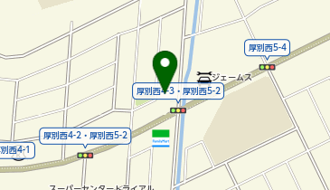 WECARS(ウィーカーズ) 札幌厚別店の地図画像