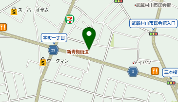 WECARS(ウィーカーズ) 武蔵村山店の地図画像