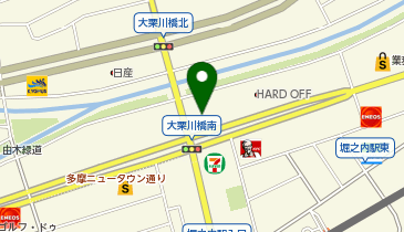 WECARS(ウィーカーズ) 八王子堀之内店の地図画像