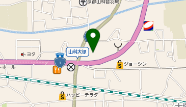 WECARS(ウィーカーズ) 京都山科店の地図画像