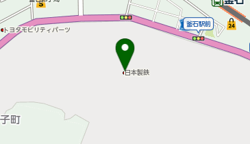 日本製鉄株式会社 東日本製鉄所釜石地区の地図画像