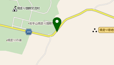 岩手山 焼走登山口の地図画像