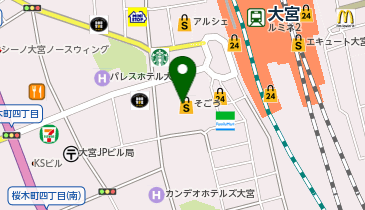 鶏五味 そごう大宮店の地図画像