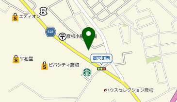 魔法のパスタ 彦根店の地図画像