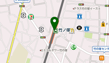 横浜くりこ庵 竹ノ塚店の地図画像