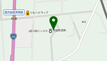 西方公民館の地図画像