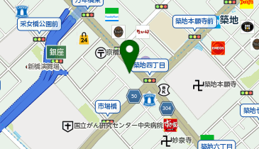東京すしアカデミー 築地校舎の地図画像