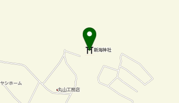 新海三社神社の地図画像