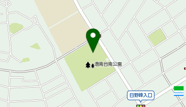 港南台南公園少年野球場の地図画像