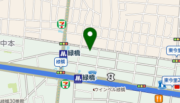 緑橋うららか鍼灸整骨院・整体院の地図画像