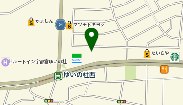 ガシャポンバンダイオフィシャルショップ うさぎやTSUTAYA宇都宮テクノ店の地図画像