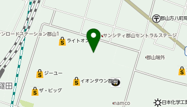カバンのフジタ イオンタウン郡山店の地図画像