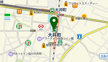 ちよだ鮨 アトレ大井町店の地図画像